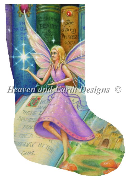 Stocking Library Fairy 5 - Click Image to Close